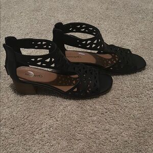 BareTraps Black Sandals